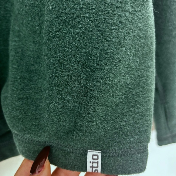 Stio Turpin Women’s Gorpcore Fleece Funnel Neck Green Size M - Picture 3 of 5